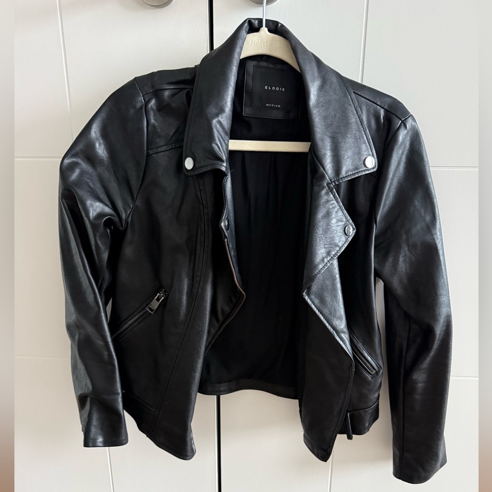 Women’s Faux Leather Moto Jacket